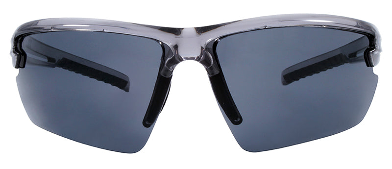 Gloss Crystal Grey + Black Rubber / Smoke