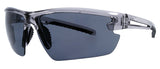 Gloss Crystal Grey + Black Rubber / Smoke