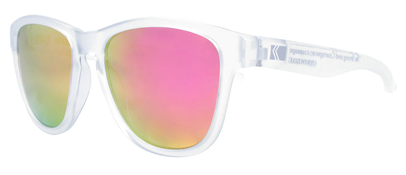 Crystal Clear / Smoke + Purple Pink Revo Mirror