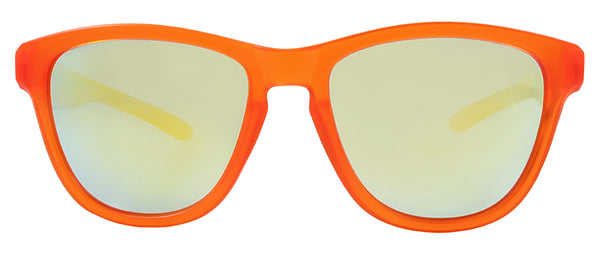 Matte Crystal Orange / Smoke + Gold Revo Mirror