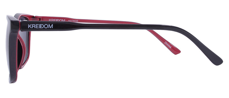 Gloss Black Front + Red Spray / Smoke