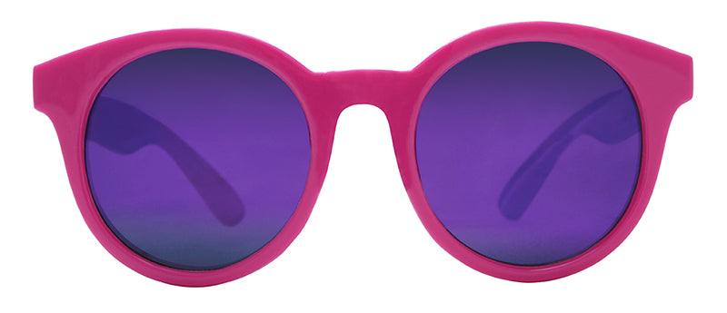 Gloss Purple Front / Gloss Clear + Tie Dye Print / Smoke + Purple Mirror