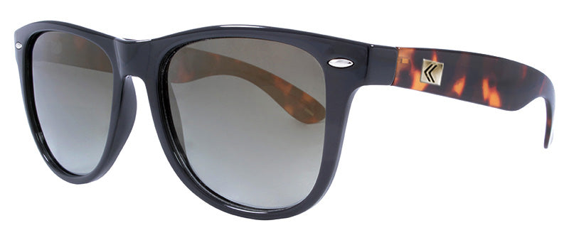 Gloss Black + Gloss Demi Paper Transfer Temples / Green + Gradient Light Gold Mirror