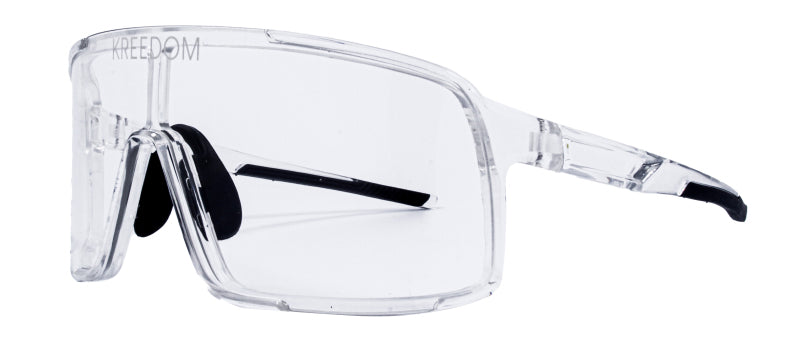 Gloss Crystal Clear + Black Rubber / Clear