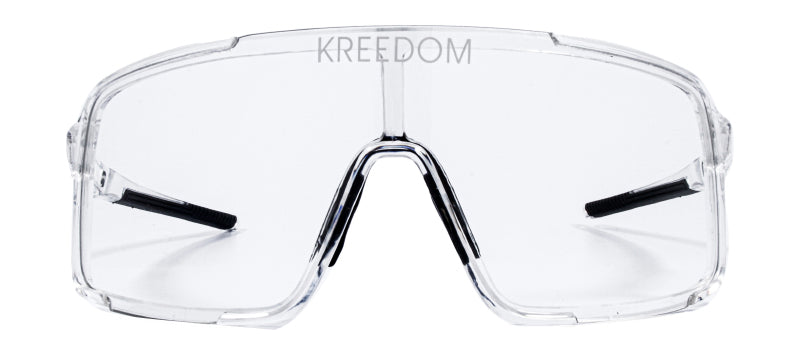 Gloss Crystal Clear + Black Rubber / Clear